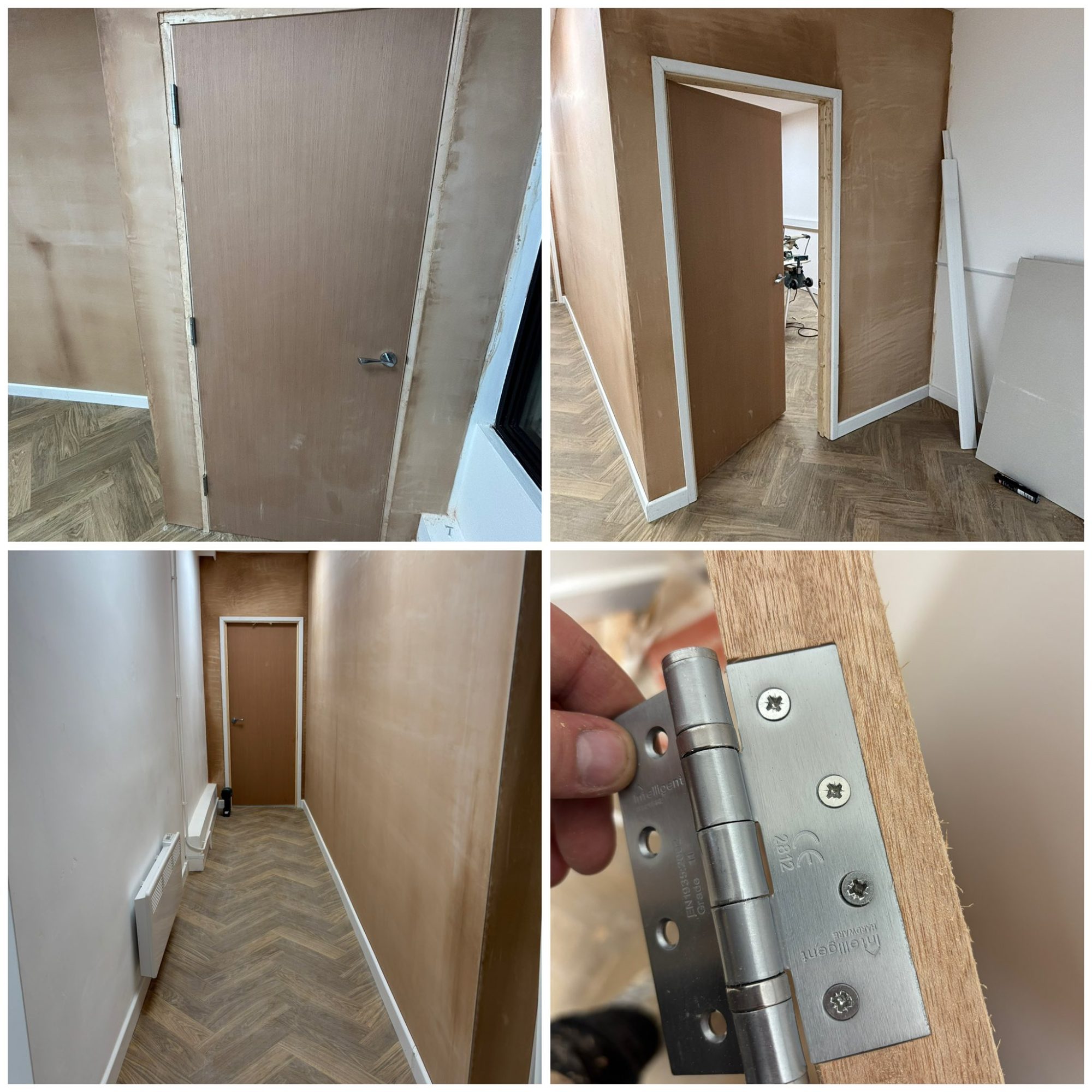 wood door installation and built carpentry by MBcarpentry