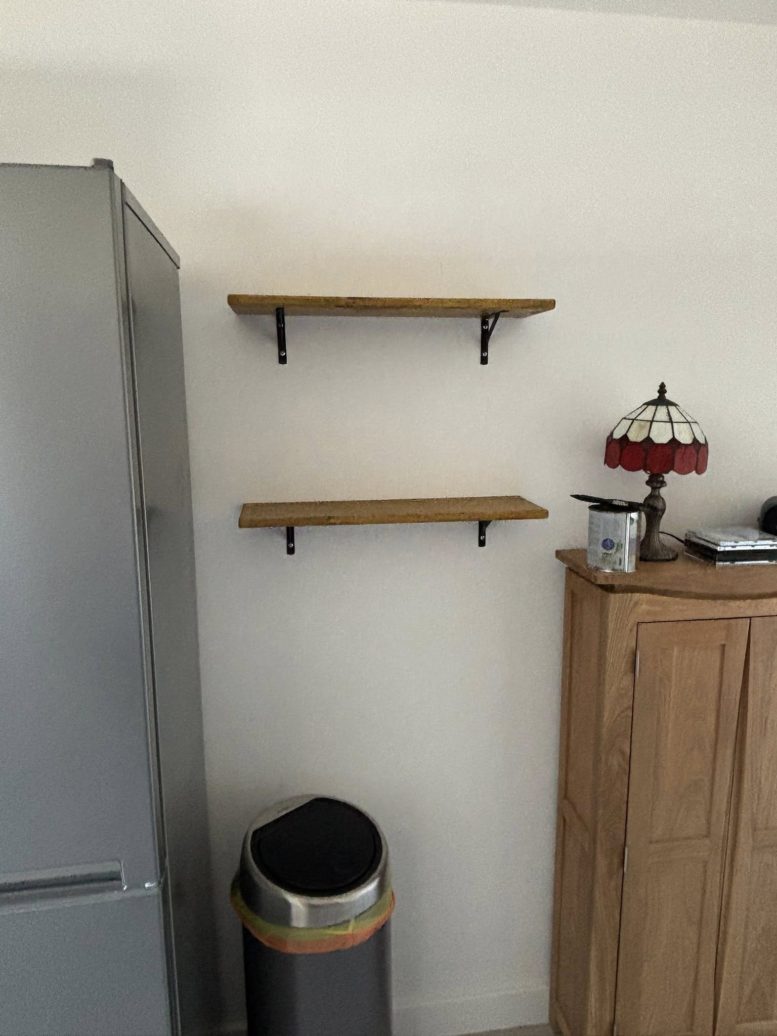 wood shelving units installed by MBcarpentry