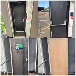 exit door installation and built carpentry by MBcarpentry