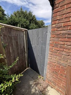 side gate door installation