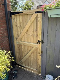 carpentry on gate way MBcarpentry garden