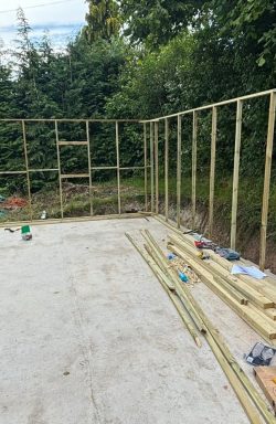 shed foundations for carpentry by MBcarpentry