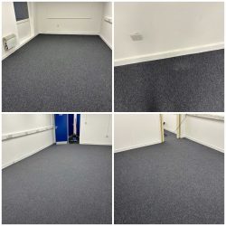 skirting overview freshly installed and painted collage